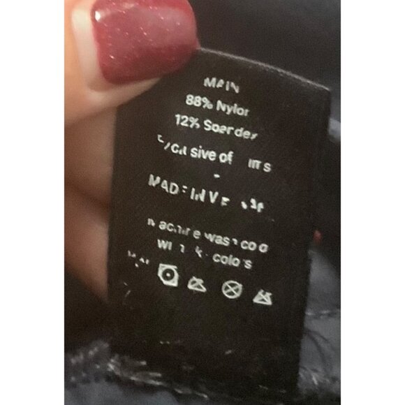 Public Rec Men Black Stretch Nylon Blend Pants Size 36/32 READ DESCRIPTION - Picture 6 of 8